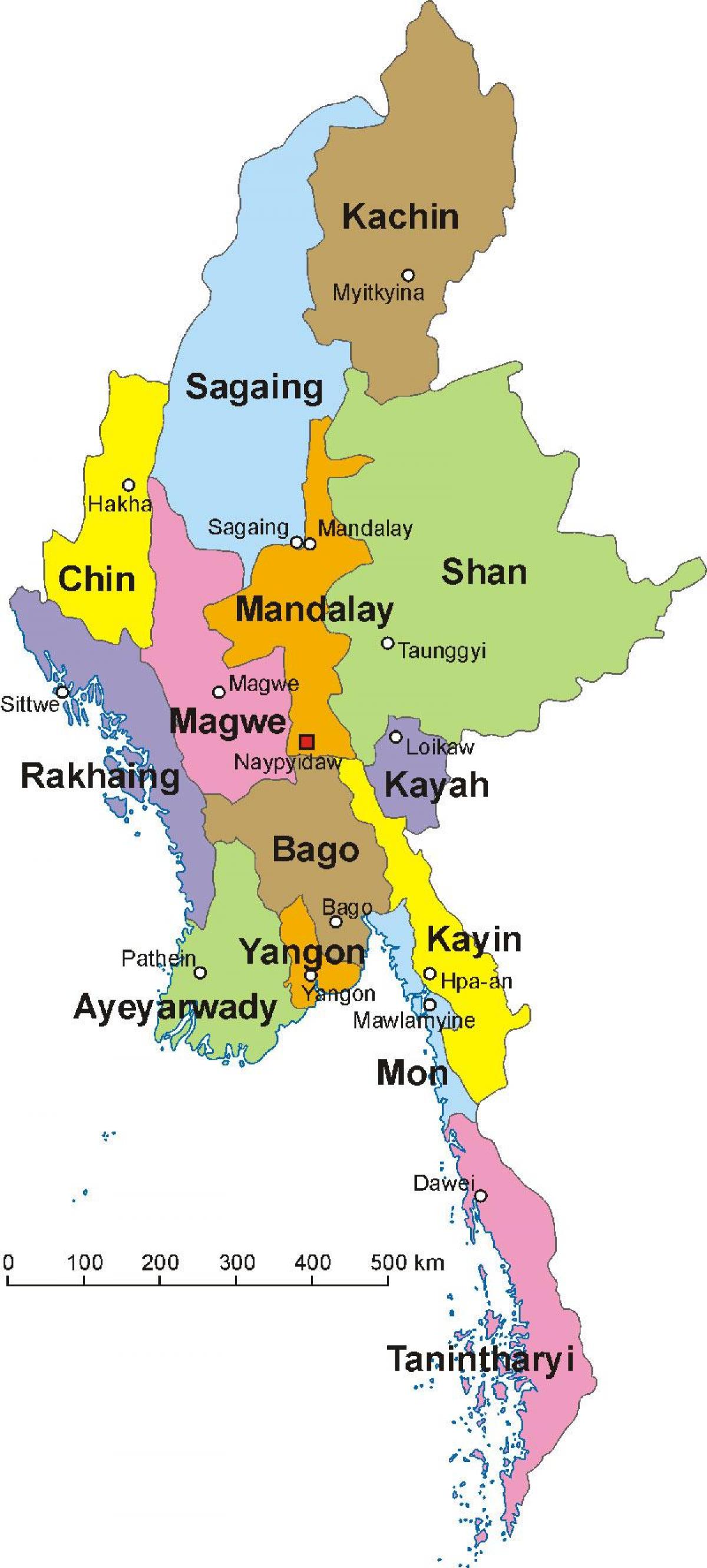 Мјанмар мапата фото
